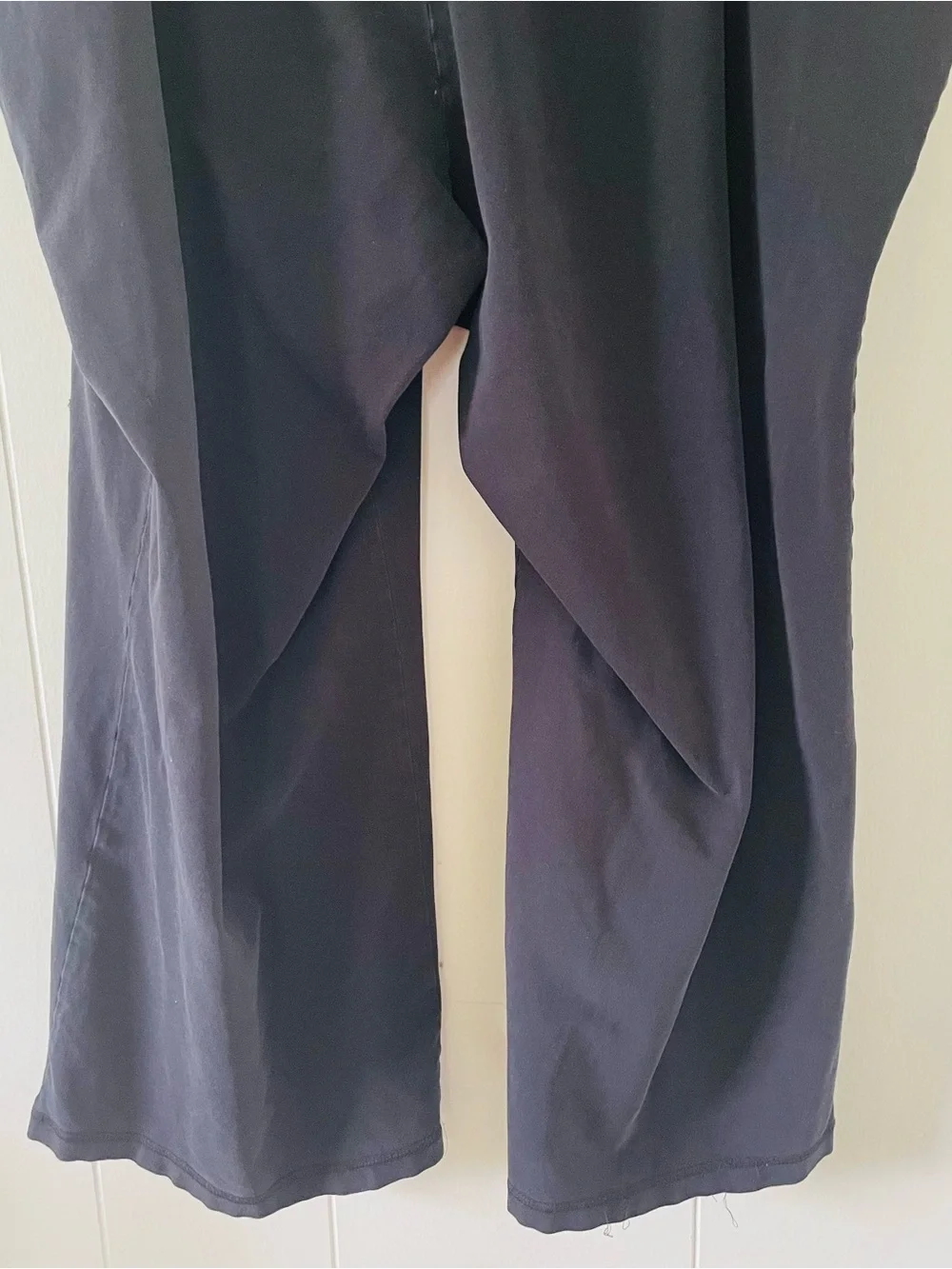 Black Stretch Casual capris Pants